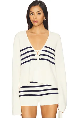 SER.O.YA Chrys Sweater in - Cream. Size L (also in M, S, XL, XS).