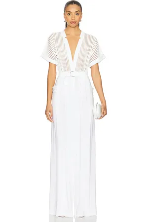 Norma Kamali Geralyn Jumpsuit in - White. Size S (also in XS).