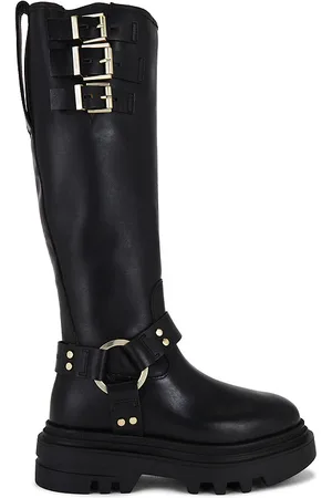 AllSaints Jade Biker Boot in - Black. Size 38 (also in 39).