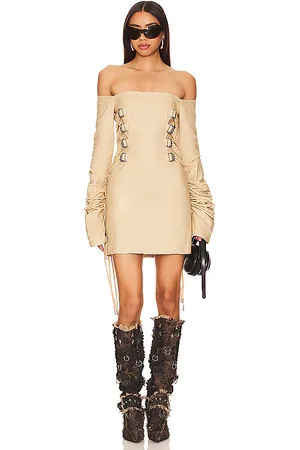 Cannari Concept Tight Dress in - Tan. Size 36 (also in 46).