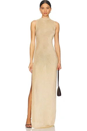 SER.O.YA Henne Metallic Dress in - Metallic . Size L (also in M, S, XL, XS, XXS).