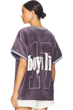 Boys Lie Step Up To The Plate Homerun Hero Top in - Purple. Size M/L (also in XL/XXL, XS/S).