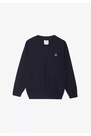 SCALPERS Menino Malhas De gola alta - Sweater Gola Em Bico Com Logótipo