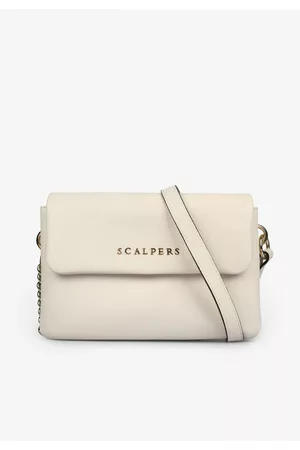 SCALPERS Mulher Malas de Tiracolo - Bolsa Em Pele Suave Com Corrente