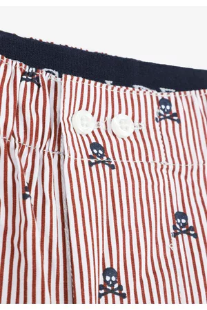 SCALPERS Homem Meias as Riscas - Boxers Justos Às Riscas Com Logótipo