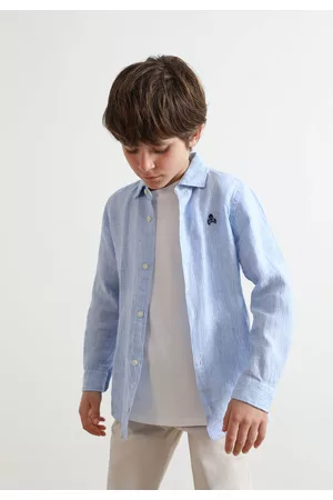 SCALPERS Menino Camisas as Riscas - Camisa De Linho Às Riscas