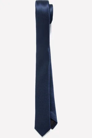 Sisley Gravata Jacquard Azul