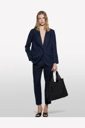 Sisley Blazer Em 100% Linho