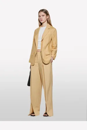 Sisley Blazer Em 100% Linho