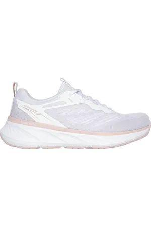 Skechers Relaxed Fit: Edgeride - Power Flow Shoes em Branco/Natural, Tamanho 36, Vegan, Lavável à máquina