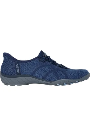 Skechers Slip-ins: Breathe-Easy - Knitty Waves Slip-On Shoes em , Tamanho 35, Vegan, Lavável à máquina