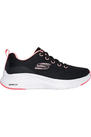 Skechers Homemina Vapor Foam - Brisk Quick Shoes em Preto/Rosa, Tamanho 38, Lavável à máquina