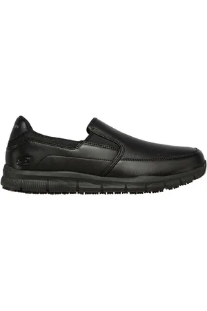 Skechers Work Relaxed Fit: Nampa - Groton SR Slip-On Shoes em , Tamanho 40