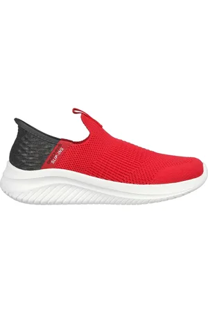 Skechers Homemino Slip-ins: Ultra Flex 3.0 - Smooth Step Shoes em Vermelho/Preto, Tamanho 30
