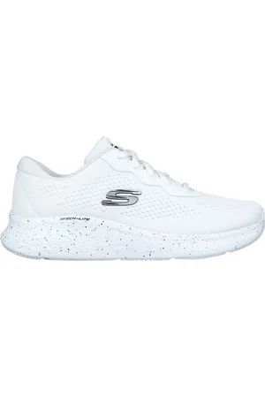 Skechers Skech-Lite Pro Shoes em Branco/Preto, Tamanho 38, Vegan