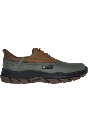 Skechers John Deere: Slip-ins Respected - Tanzier Shoes em Azeitona/Castanho, Tamanho 42