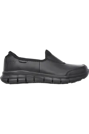 Skechers Work Relaxed Fit: Sure Track Slip-On Shoes em , Tamanho 35