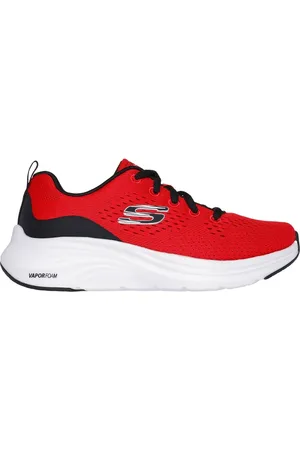 Skechers Homemino Vapor Foam Shoes em Vermelho/Preto, Tamanho 35.5, Lavável à máquina