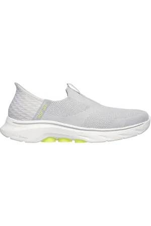 Skechers Slip-ins: GO WALK 7 - Easy On 2 Shoes em Cinzento/Amarelo, Tamanho 39.5