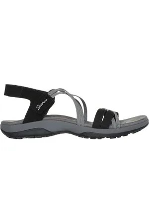 Skechers Reggae Slim - Takes Two Shoes em Preto/Carvão, Tamanho 37, Vegan