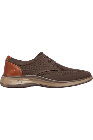 Skechers Arch Fit Darlo - Weedon Slip-On Shoes em Azeitona/Castanho, Tamanho 39.5, Vegan