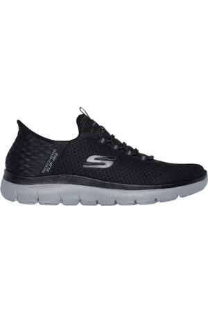 Skechers Slip-ins: Summits - High Range Shoes em Preto/Carvão, Tamanho 39, Vegan