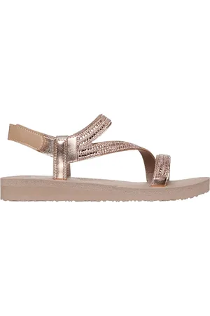 Skechers Meditation - Charming Aura Sandálias em Rosa/Dourado, Tamanho 36, Vegan