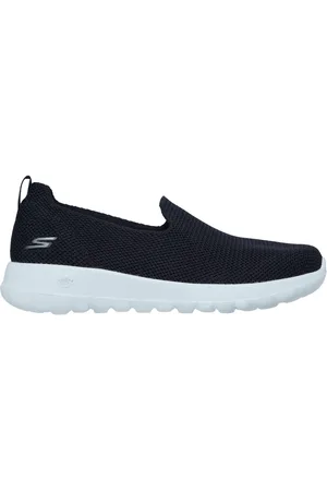 Skechers GO WALK Joy - Sensational Day Slip-On Shoes em Preto/Branco, Tamanho 36, Vegan
