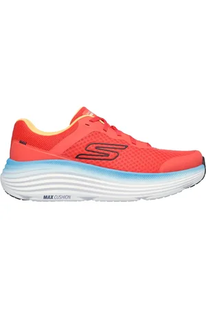 Skechers Max Cushioning Endeavour Shoes em Laranja/Azul, Tamanho 44, Vegan