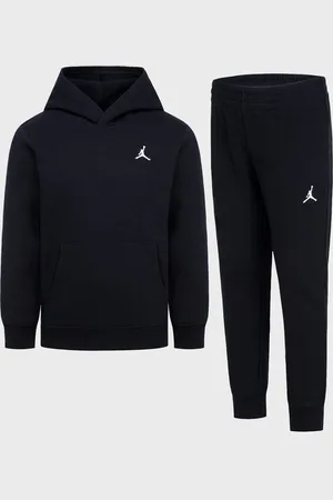 Jordan MJ Brooklyn Fleece Pullover Set unissexo Camisolas e conjuntos para bebé preto tamanho 18 M Vestuário