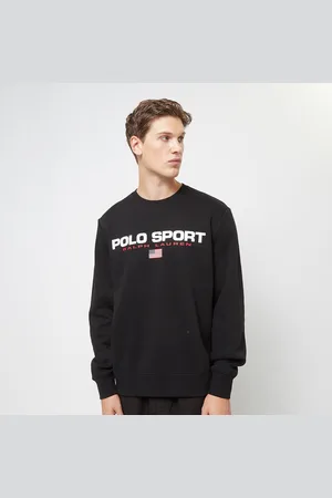 Ralph Lauren LSCNM5-Long Sleeve-Knit homem Casacos com capuz e sweatshirts preto tamanho XXL Vestuário