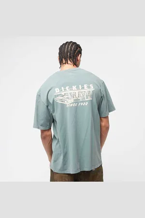 Dickies Service Station Short Sleeve Tee homem T-shirts e polos verde tamanho XL Vestuário