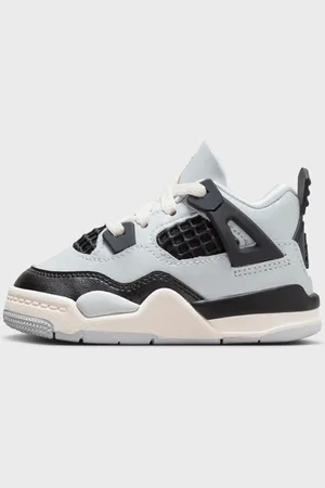 Jordan 4 Retro (TD) unissexo Basquetebol branco tamanho 19.5 Calçado