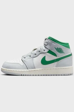 Jordan Air 1 Mid (GS) unissexo Retro branco tamanho 38.5 Calçado