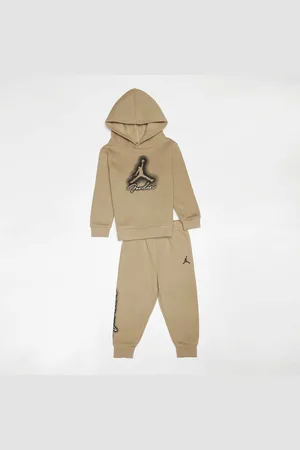 Jordan Junior Michael MVP Fleece Pullover Set unissexo Camisolas e conjuntos para bebé castanho tamanho 18 M Vestuário