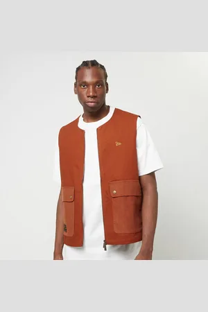 New Era Utility Vest homem Coletes laranja tamanho L Vestuário