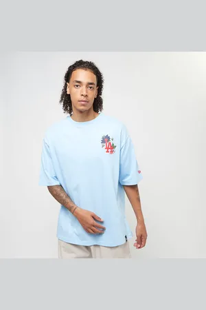 New Era MLB Floral Graphic Oversized Tee Los Angeles Dodgers homem T-shirts e polos azul tamanho M Vestuário
