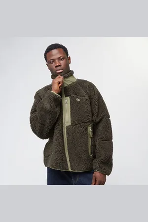 Lacoste Fleece Jacket homem Casacos de meia estação verde tamanho L Vestuário