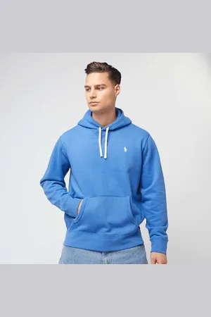 Ralph Lauren Longsleeve Knit homem Casacos com capuz e sweatshirts azul tamanho M Vestuário