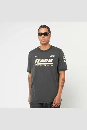 PUMA F1 Graphic Ringer Tee homem T-shirts e polos cinzento tamanho L Vestuário