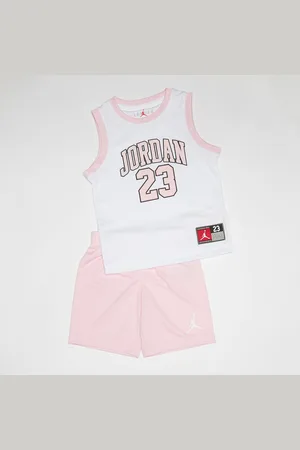 Jordan 23 Jersey Set unissexo Camisolas e conjuntos para bebé rosa tamanho 110 Vestuário