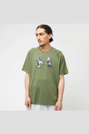 Under Armour Tech Print Fill Short Sleeve Tee homem T-shirts e polos verde tamanho S Vestuário