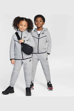 Nike Tech Fleece Full-Zip Set unissexo Camisolas e conjuntos para bebé cinzento tamanho 98 - 104 Vestuário