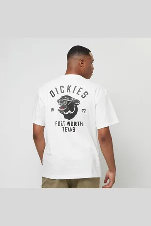 Dickies Panther Tee Short Sleeve homem T-shirts e polos branco tamanho S Vestuário