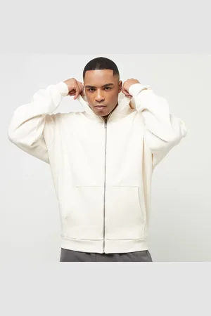Karl Kani Chest Signature Essential Zip homem Casacos com capuz e sweatshirts branco tamanho L Vestuário