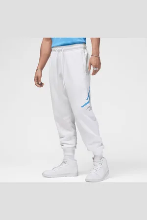 Jordan Essential Fleece Baseline Pants homem Calças de treino branco tamanho M Vestuário