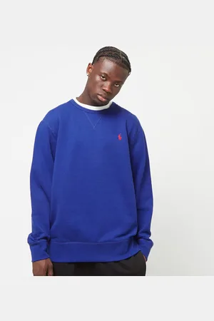 Ralph Lauren LSCNM1-Long Sleeve-Knit homem Casacos com capuz e sweatshirts azul tamanho S Vestuário