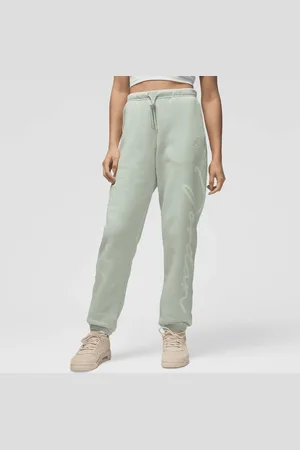 Jordan Brooklyn Fleece Pants mulheres Calças de treino verde tamanho M Vestuário
