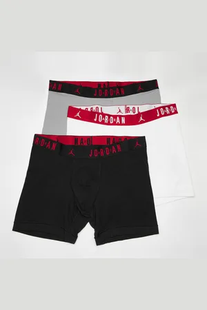 Jordan 3 PACK - Flight Cotton Core Boxer Brief homem Roupa interior multicolorido tamanho M Vestuário