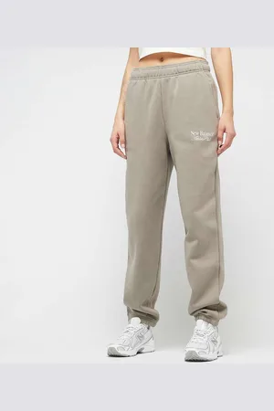 New Balance Linear Fleece Jogger mulheres Calças de treino bege tamanho S Vestuário